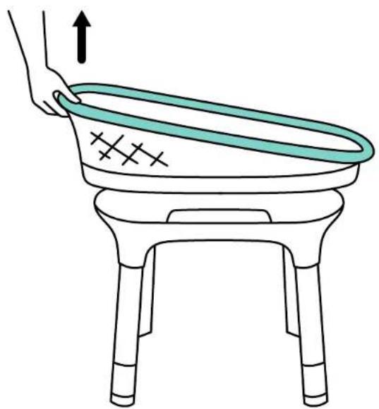 4moms mamaRoo sleep - Optional height adjust. - 1