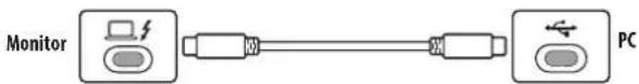 LG 40WP95C - Para utilizar un cable USB-C - 1