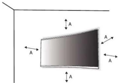LG 40WP95C - Instalación en una pared - 1