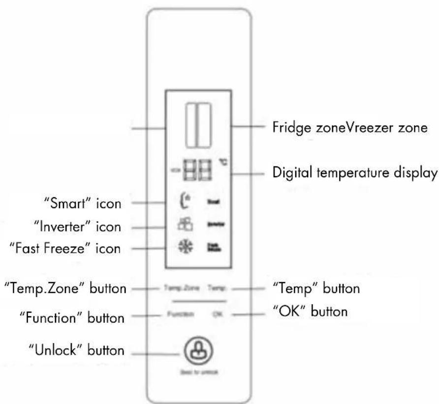 Veripart VPSBS177Z - Freezer temperature setting - 1