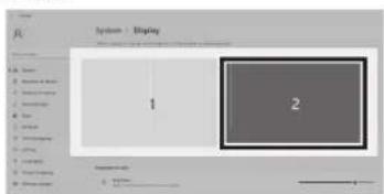 LG Gran +View 16MQ70 - Bildschirm einstellen (Erweiterungsmodus) - 1