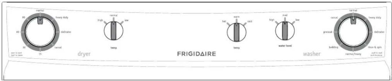 FRIGIDAIRE FFLG2022MW - Instructions d'utilisation de la sécheuse - 1