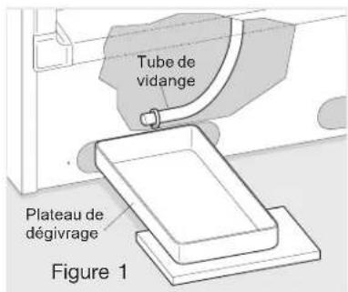 FRIGIDAIRE GLFC2027FW - Pour dégivrer les modèles sans vidange de l'eau de dégivrage: - 1