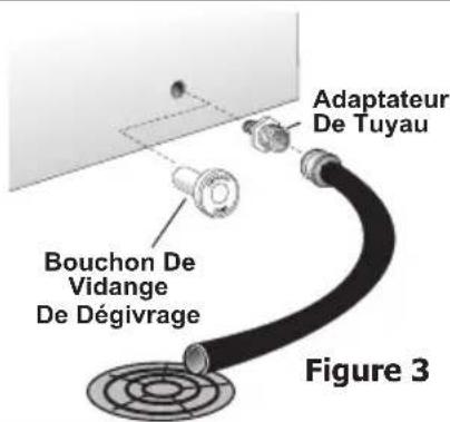 FRIGIDAIRE FFU21F5HW - Pour dégivrer les modèles de congélateurs horizontalux avec vidange de l'eau de dégivrage : - 2
