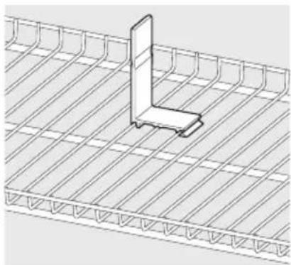 FRIGIDAIRE GLFH17F8HW - Support pour clayette métallique - 1