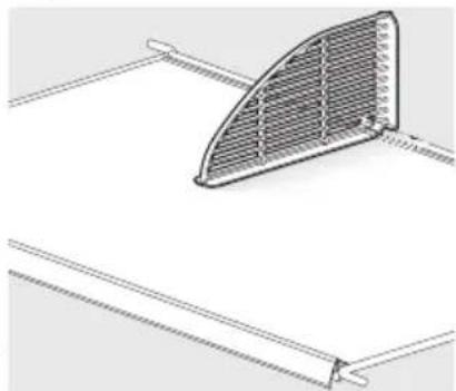 FRIGIDAIRE GLFH21F8HB - Support pour clayette en verre - 1