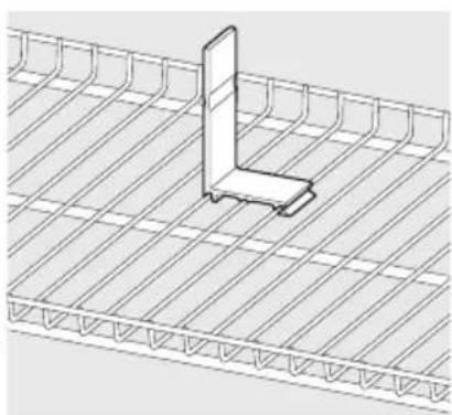 FRIGIDAIRE FFU14F7HB - Support pour clayette métallique - 1