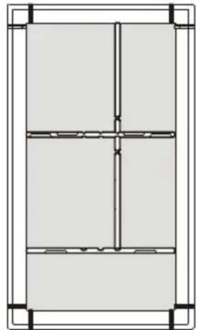 FRIGIDAIRE FFU14F7HB - Exemples de positionnements de diviseurs de congélateurs verticaux : - 2