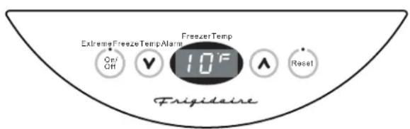 FRIGIDAIRE GLFC1526FW - Alarme de température électronique (ceins modèles verticaux électroniques) - 1