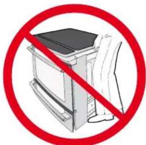 FRIGIDAIRE FGES3065PB - Para evaporar fractura de la unidad: NO manipule la unidad sosteniendo la cubierta. - 1