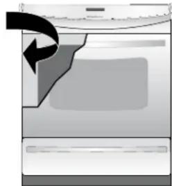 FRIGIDAIRE FGES3065PB - Serial Plate Location - 1