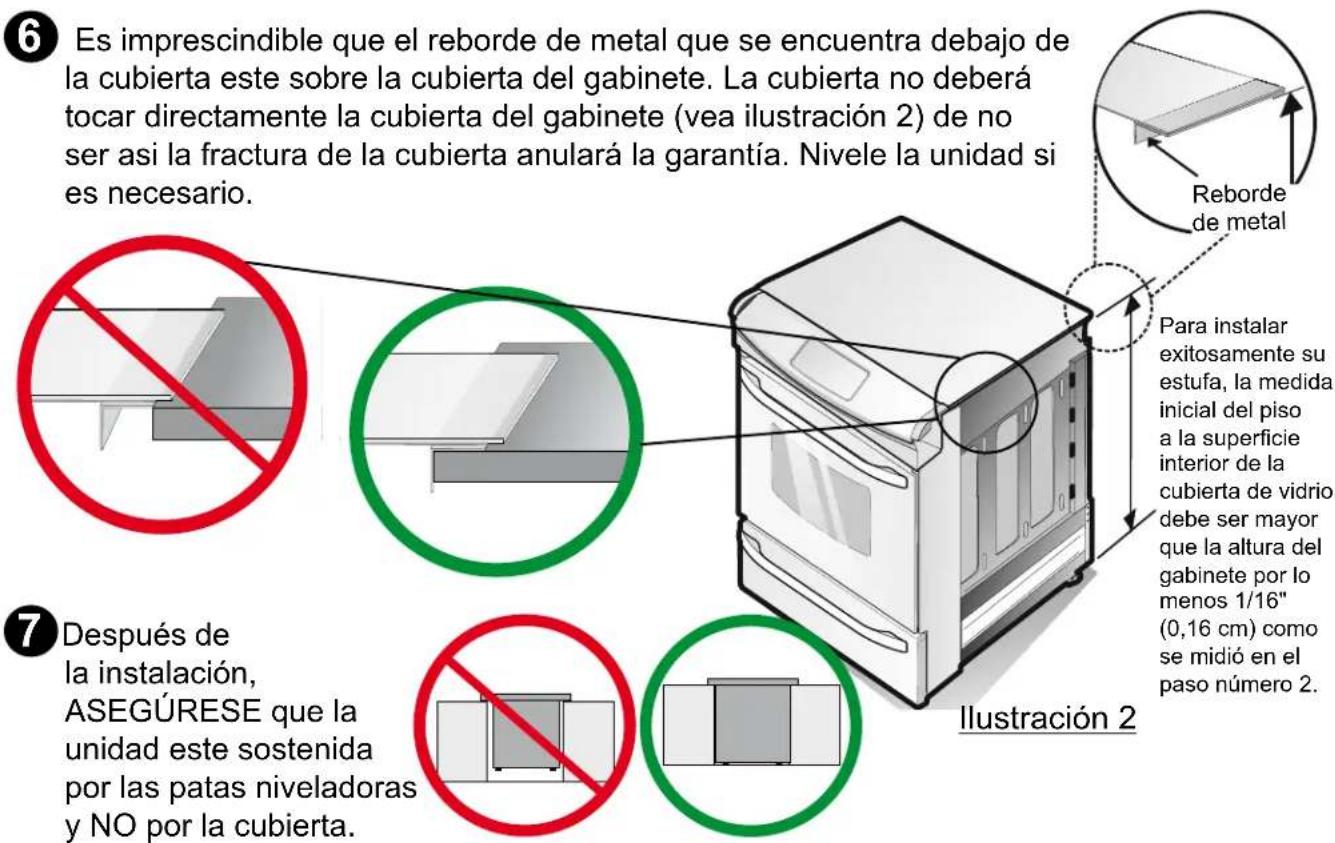 FRIGIDAIRE FGES3065PB - Para evaporar fractura de la unidad: NO manipule la unidad sosteniendo la cubierta. - 2