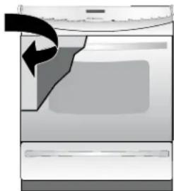 FRIGIDAIRE FGES3065PB - Ubicación de la placá de series - 1