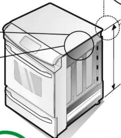 FRIGIDAIRE FGES3065PB - To avoid breakage: Do NOT handle or manipulate the unit by the cooktop. - 5