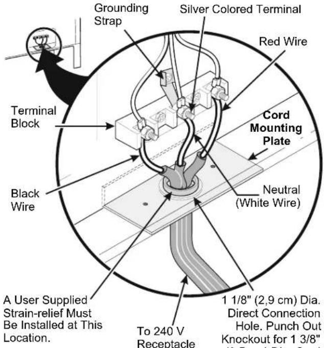 FRIGIDAIRE FGES3065PB - Three Conductor Wire Connection to Range - 1
