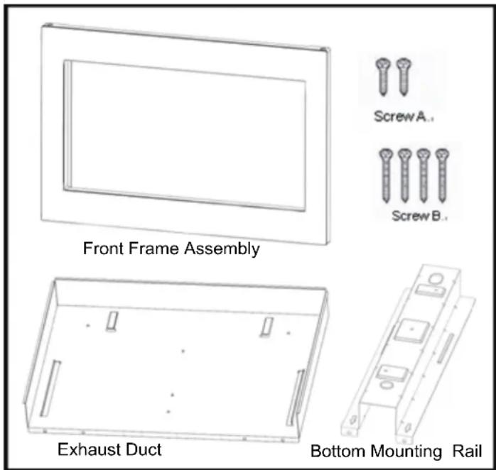 FRIGIDAIRE FMTK2727AW - CABINET OR WALL CUTOUT - 1