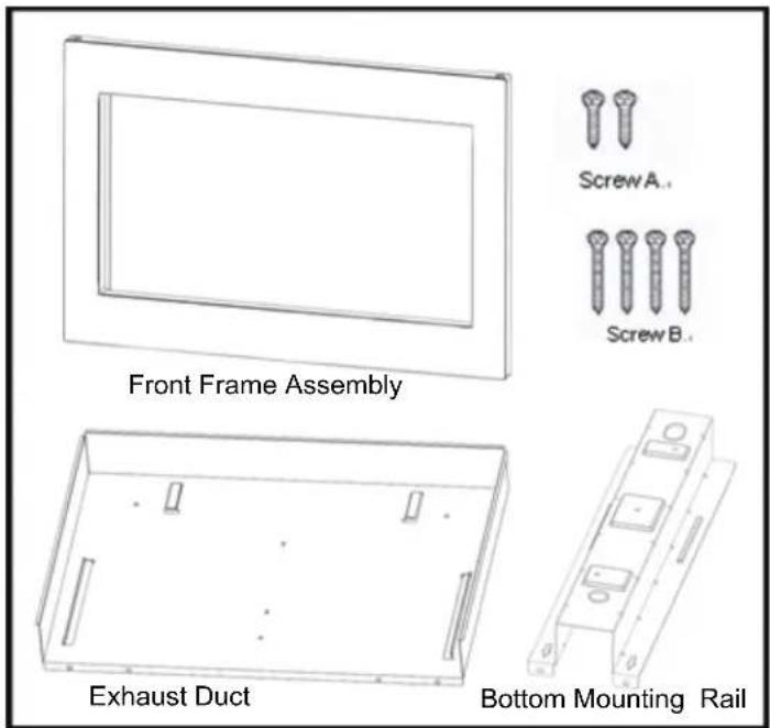 FRIGIDAIRE FMTK3027AW - CABINET OR WALL CUTOUT - 1