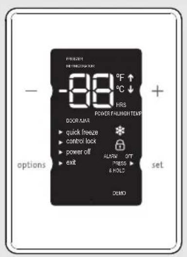 FRIGIDAIRE FFFU14F1RW - Alarme électronique temp. - 1