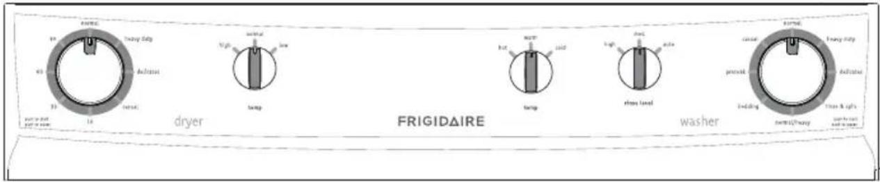 FRIGIDAIRE FFLG4033QT - Instructions d'utilisation de la laveuse - 1