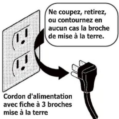 FRIGIDAIRE FAD504DUP - AVERISSEMENT - 1