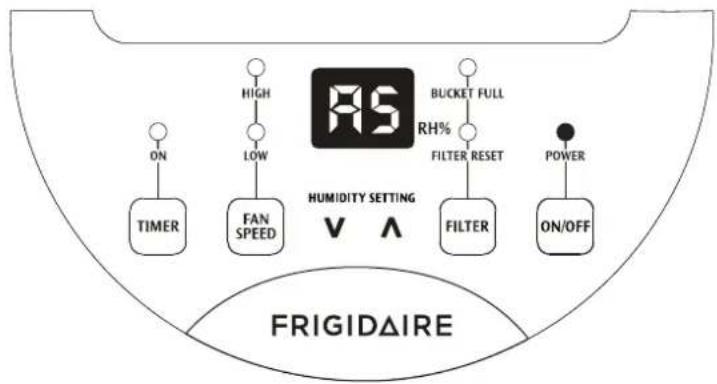 FRIGIDAIRE FAD504TDDW - Codes de pannes - 1