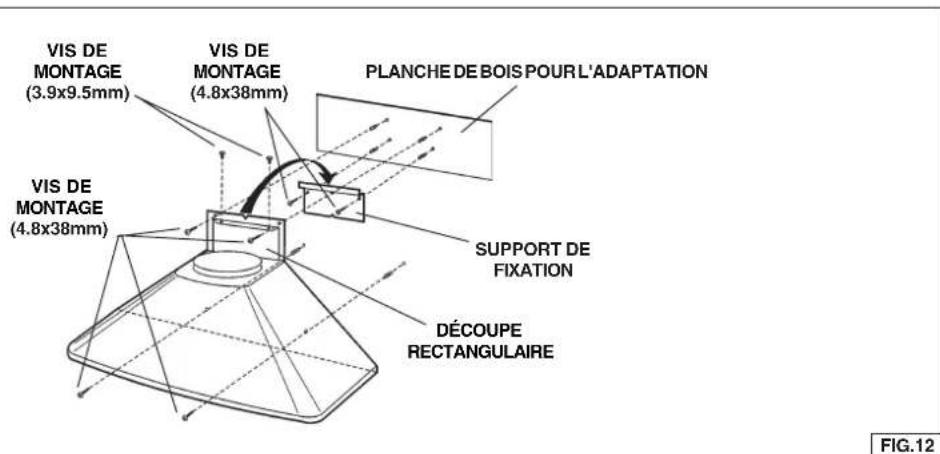 FRIGIDAIRE PL36WC51EC - Installation de la HOTTE - 1