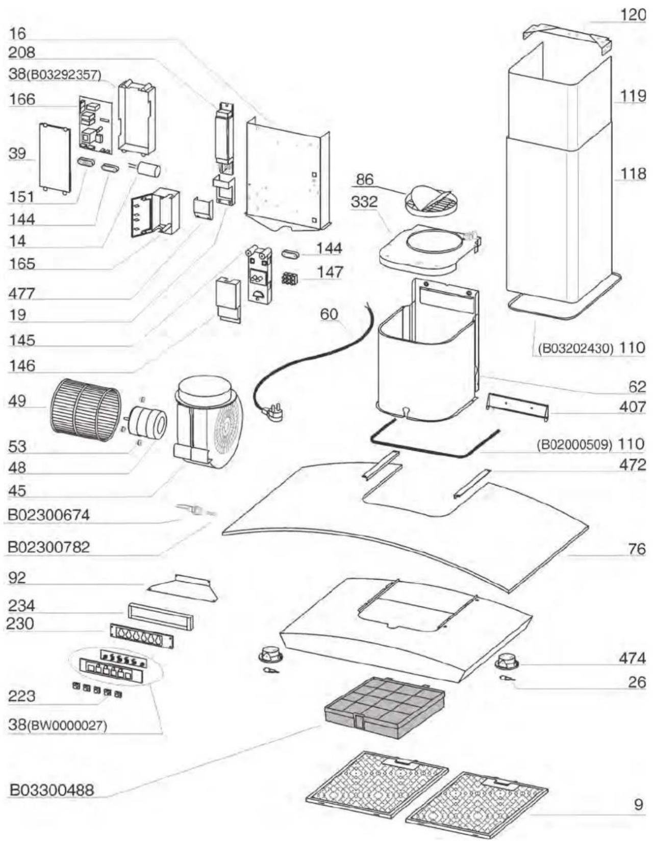 FRIGIDAIRE PL36WC40EC - Exclusions - 1