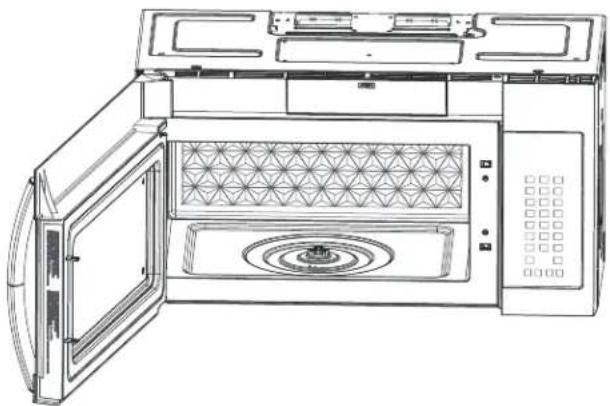 FRIGIDAIRE FMOS184LBF - Remplacement du filtre à charbon filtrea charbon référence frpamraf pour commander des pièces composez le 800-599-7569 - 1