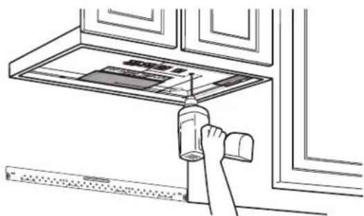 FRIGIDAIRE LFMV1846VF - Utilisation du gabarit pour armoire supérieure pour la préparation de l'armoire supérieure - 1