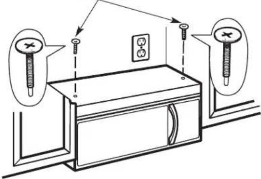 FRIGIDAIRE LFMV1846VF - A4. MOUNT THE MICROWAVE OVEN - 4