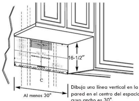 FRIGIDAIRE LFMV1846VF - UBICACIÓN DE LA PLACA PARA LA PARED DE BAJO DEL GABINETE - 1