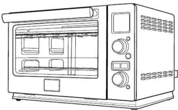 FRIGIDAIRE FPCO06D7MS - Intérieur antiadhérent du grille-pain four - 1