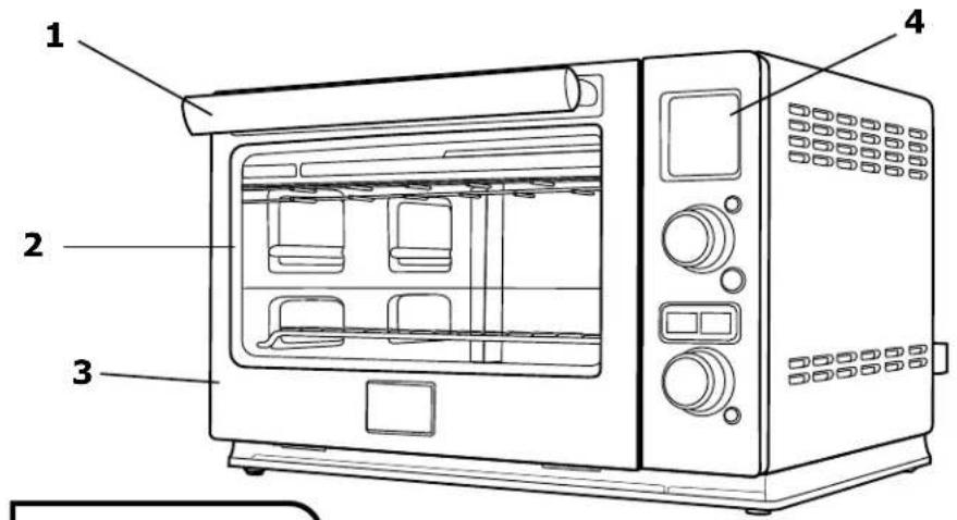 FRIGIDAIRE FPCO06D7MS - Pièces et caractéristiques - 1