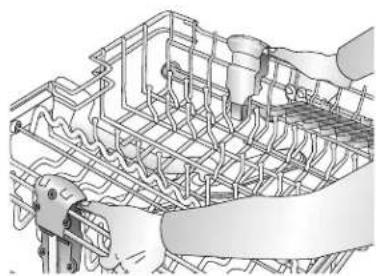 FRIGIDAIRE PLD4460REC - To raise the rack: - 1