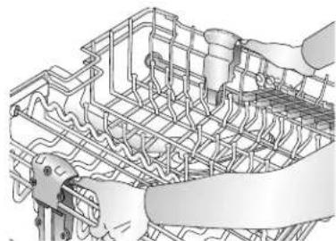 FRIGIDAIRE PLD4460REC - Pour relever le panier : - 1