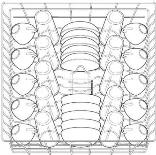 FRIGIDAIRE FGHD2433KW - Chargement du panier supérieur - 1