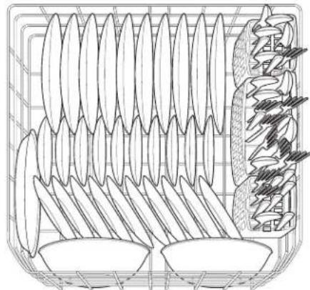 FRIGIDAIRE FGHD2433KW - Chargement du panier inférieur - 1