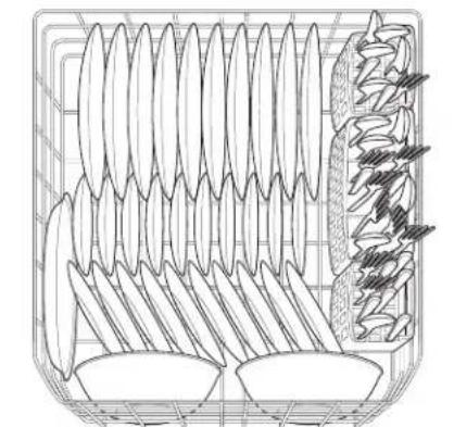 FRIGIDAIRE FGHD2491LW - Chargement du panier inférieur - 1
