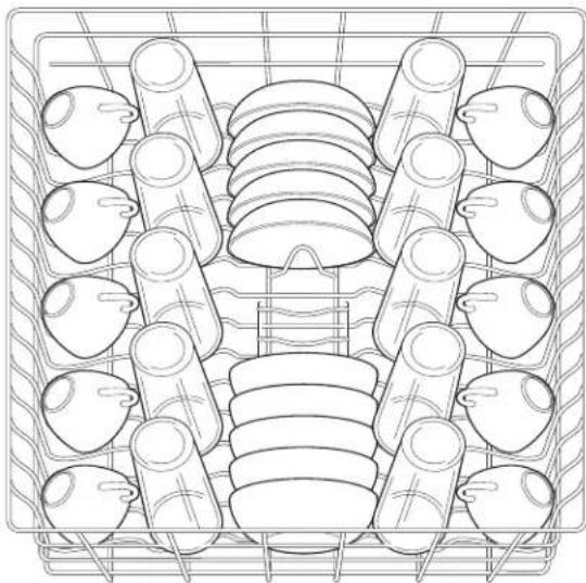 FRIGIDAIRE FGHD2491LW - Chargement du panier supérieur - 1