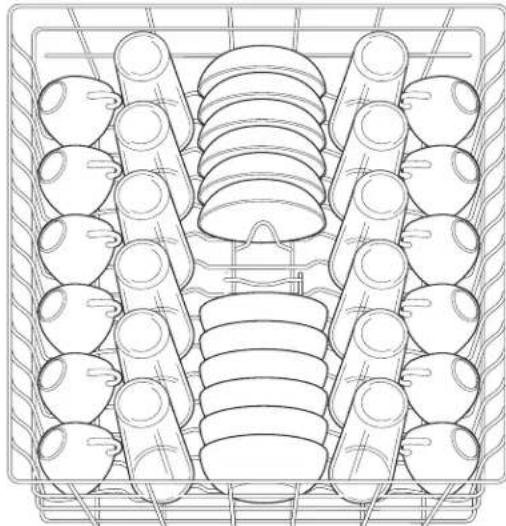FRIGIDAIRE FGHD2491LW - Chargement du panier supérieur - 2