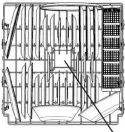 FRIGIDAIRE FBD2400KQ - Chargement du panier inférieur - 1