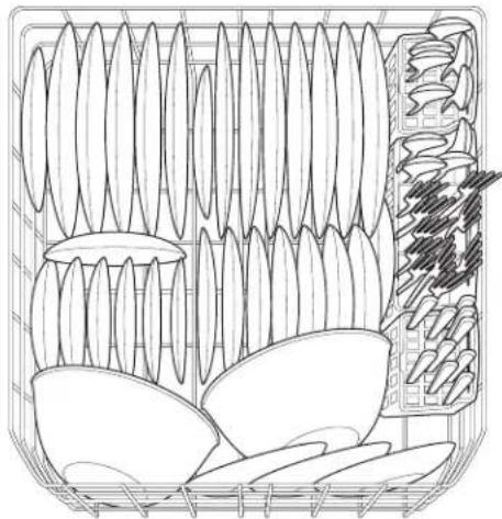 FRIGIDAIRE FGHD2455LB - Préparation et chargment de la vaisselle - 2