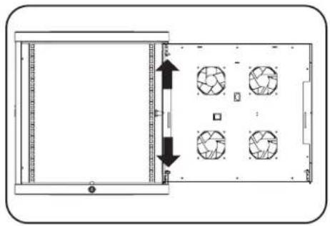 Tripp Lite SmartRack SRX12UBFFD - Reversing the Doors - 3