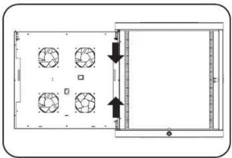 Tripp Lite SmartRack SRX12UBFFD - Inverser le sens des portes - 1