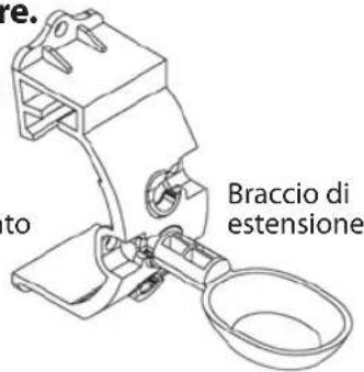 RAIN BIRD WR2 - Componenti gruppo staffa del sensore: - 1