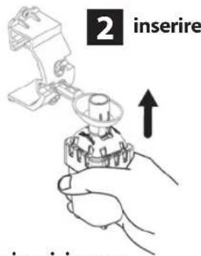 RAIN BIRD WR2 - Installare il sensore nella staffa di collegamento - 2