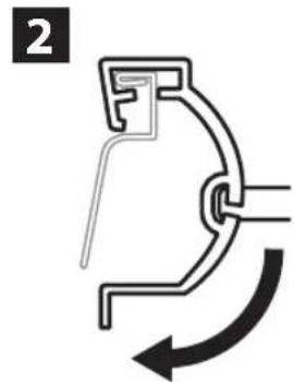 RAIN BIRD WR2 - Collegare la staffa ad una grondaia - 2