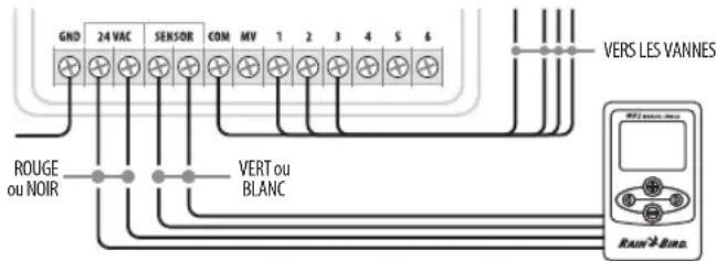 RAIN BIRD WR2 - Programmateurs munis d'entrées de sonde (avec ou sans démarrage de pompe/vanne générale) - 1