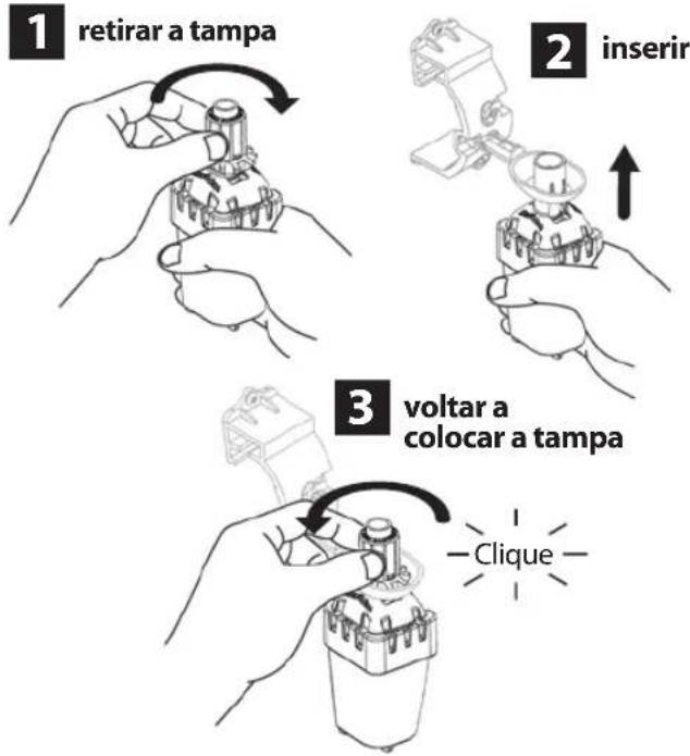 RAIN BIRD WR2 - Instalar o sensor no suporte de fixação - 1