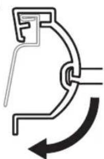 RAIN BIRD WR2 - De beugel aan een dakgoot bevestigen - 2